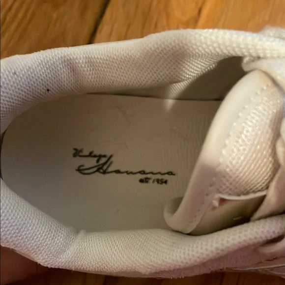 Lilac and Gold Star Sneakers - Picture 2 of 4